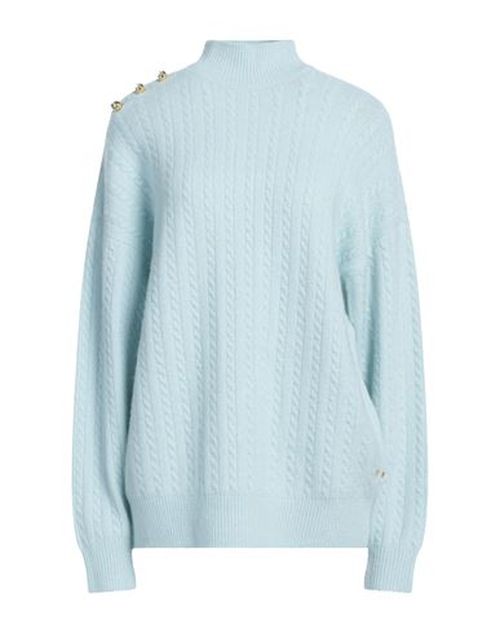 Woman Turtleneck Sky blue Size M Acrylic, Polyamide, Wool, Elastane
