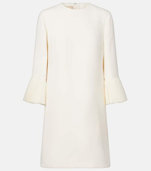 Wool and silk minidress