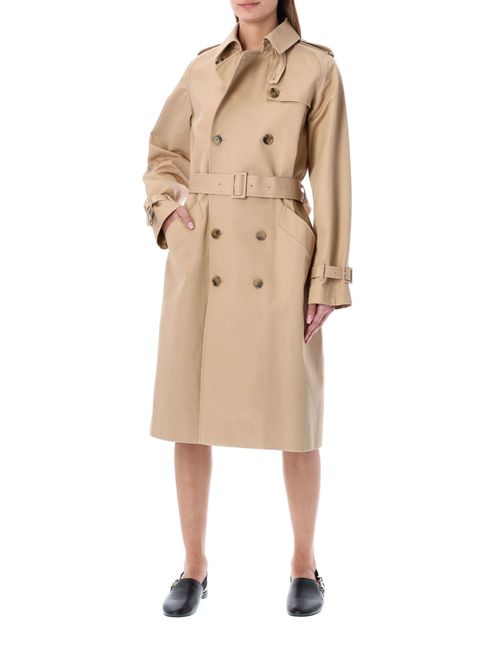 Belted trench coat