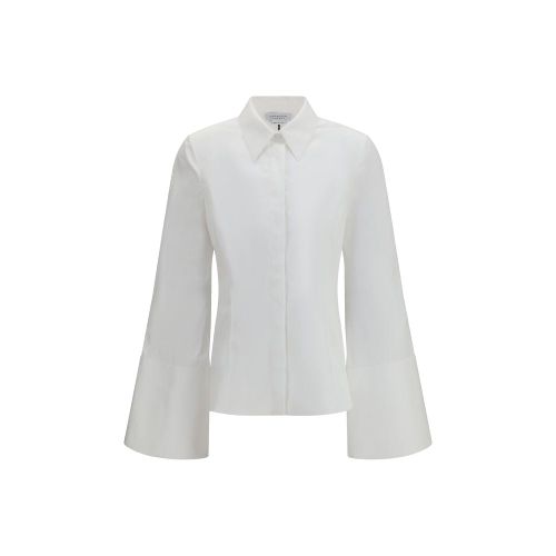 Fitted Cotton Blouse — White