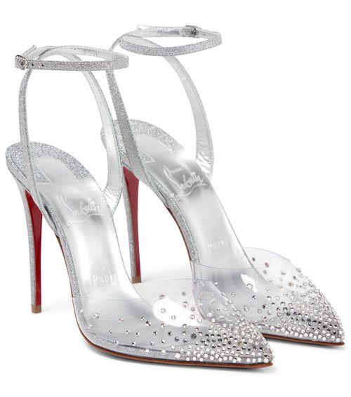 Spikaqueen embellished PVC pumps