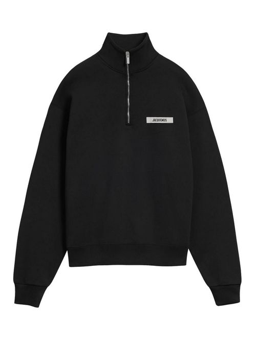 Zip-Neck Sweatshirt
