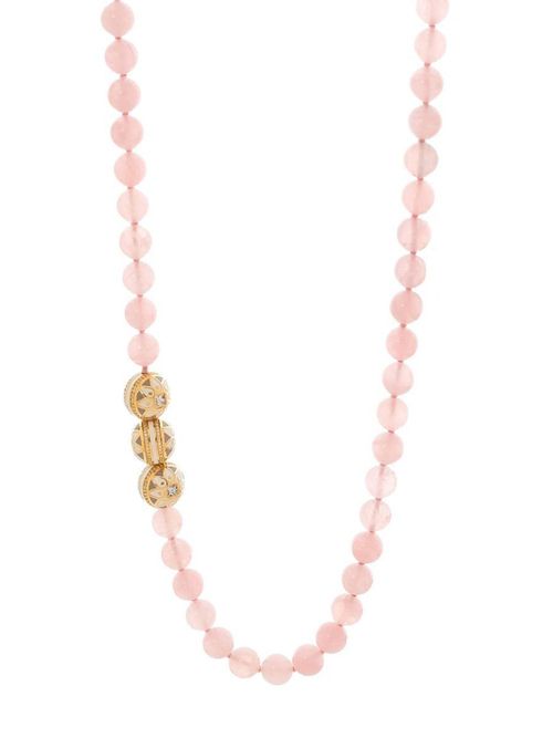 20kt yellow gold multi-stone necklace