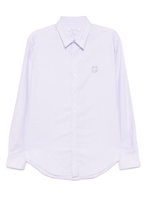 Maison Kitsuné Contour Fox head skate shirt - Purple
