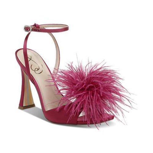 Leon Ankle Strap High Heel Sandals In Raspberry
