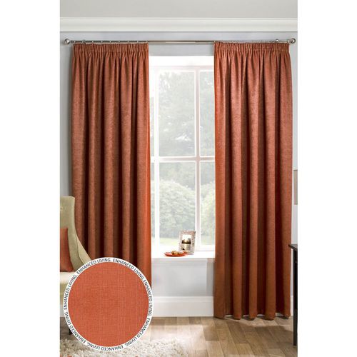 Plain Thermal Room Darkening Energy Saving Tape Top Curtains For Living Rooms & Bedrooms