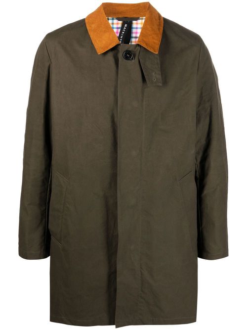 NORFOLK waxed cotton coat - Green