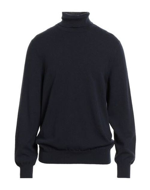 Man Turtleneck Midnight blue Size 44 Cashmere
