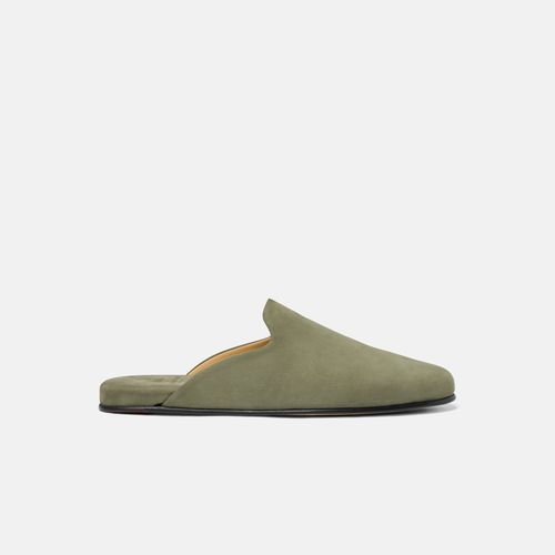 Atlas Travel Slipper Green Nubuck