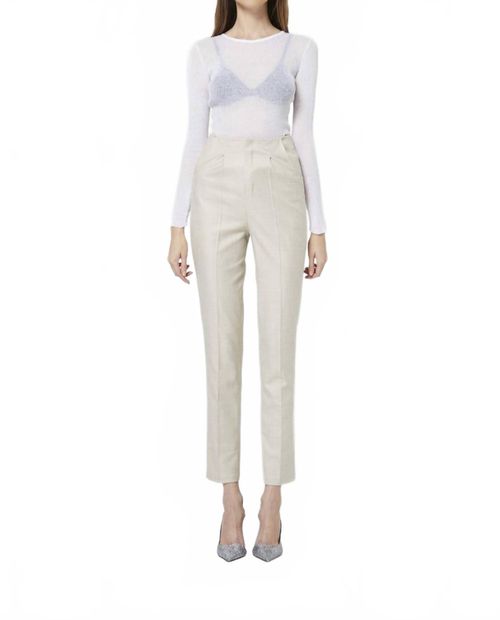 All Mine High Waisted Pants In Oatmeal