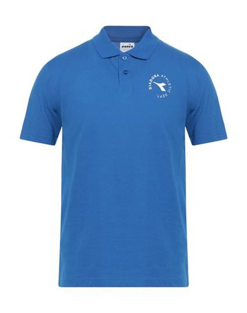 Man Polo shirt Bright blue Size XXL Cotton