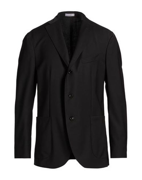 Man Blazer Black Size 38 Wool, Polyester, Elastane