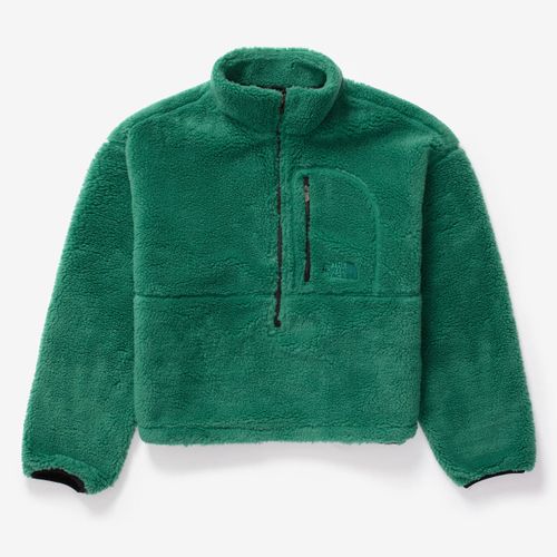 The North Face Women's Extreme Pile Pullover 2 - EVERGRN/TNFBLCK - unisex