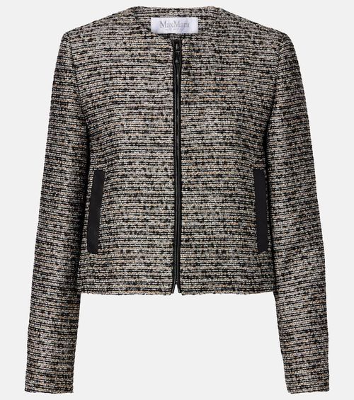 Volume tweed jacket