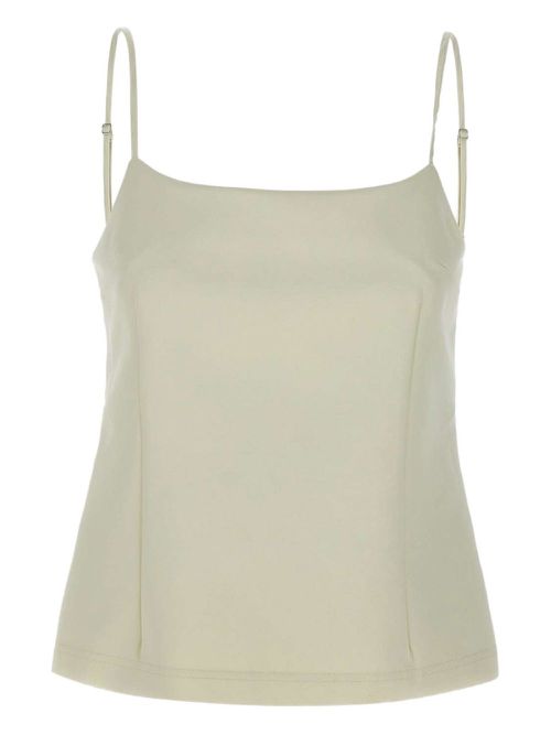 Square-neck top - Neutrals