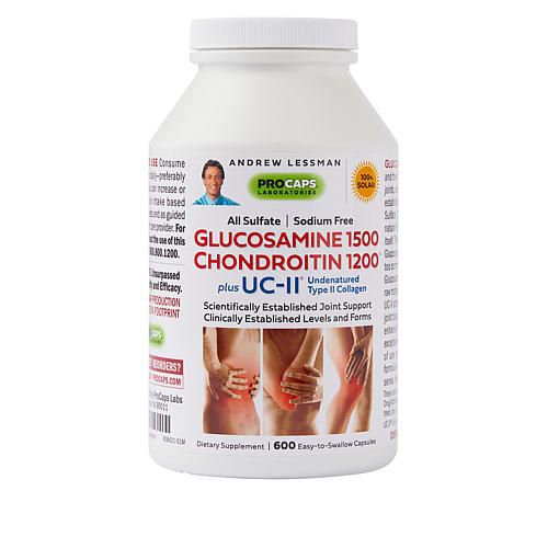 Glucosamine and Chondroitin with UC-II