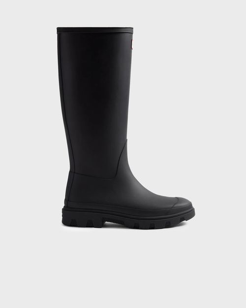 Hunter Boots Unisex Downpour Tall Black EUR