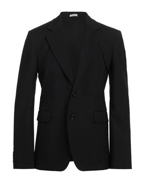 Man Blazer Black Size 36 Wool