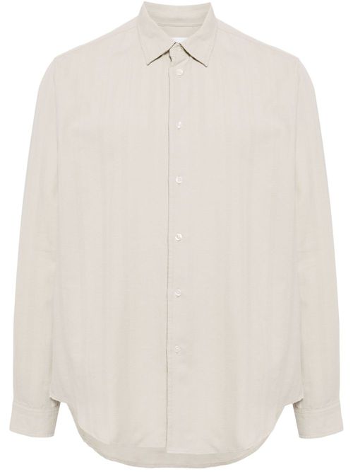 Saliam FX cotton shirt - Neutrals