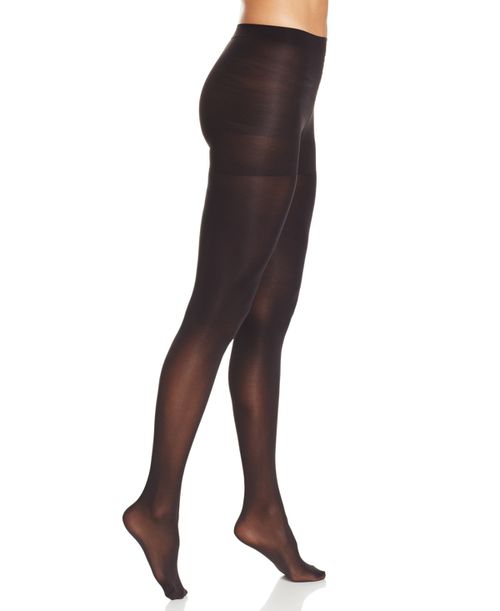 Women's Opaque Shaper Tights - Black