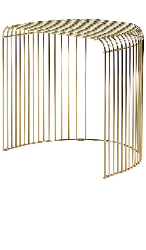AYTM Curva Table in Metallic Gold