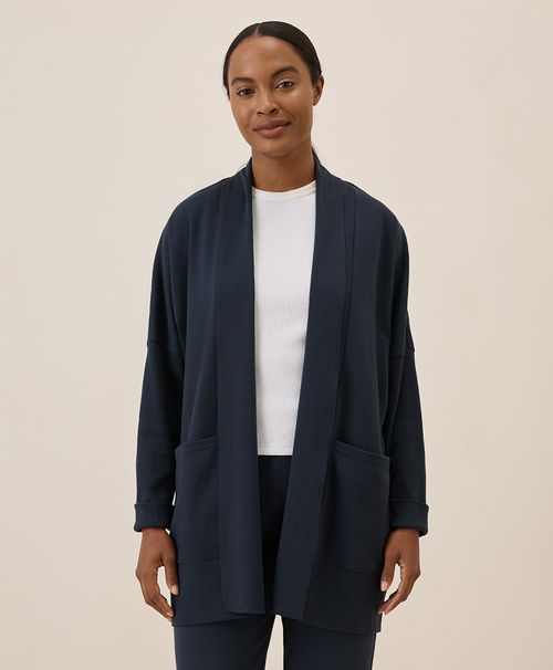 Women's Midnight Blue Airplane Wrap Cardigan