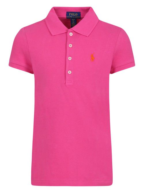 Piqué polo shirt - Pink