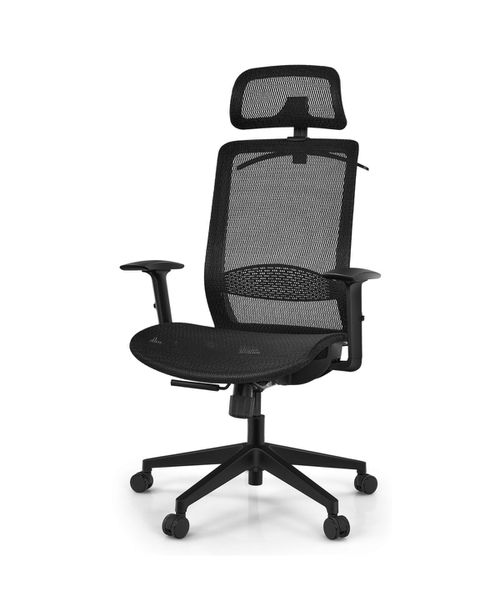 Ergonomic High Back Mesh Office Chair Recliner Task Chair - Grey