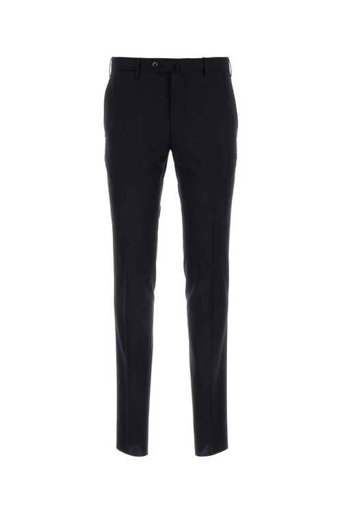 Stretch Wool Trousers — Blue