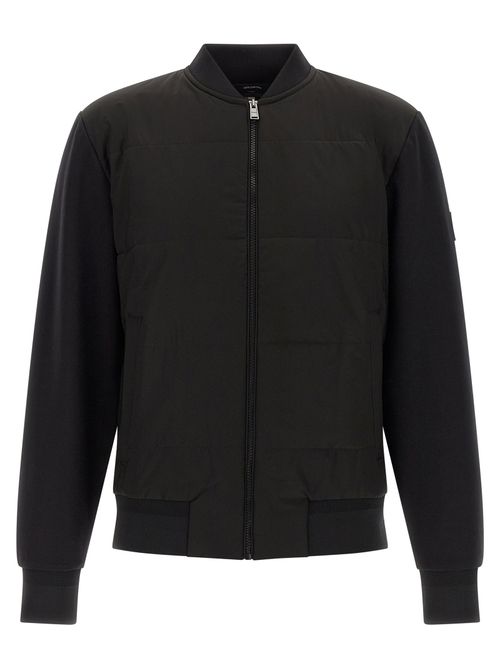 Hybrid Padded Sweatshirt — Black