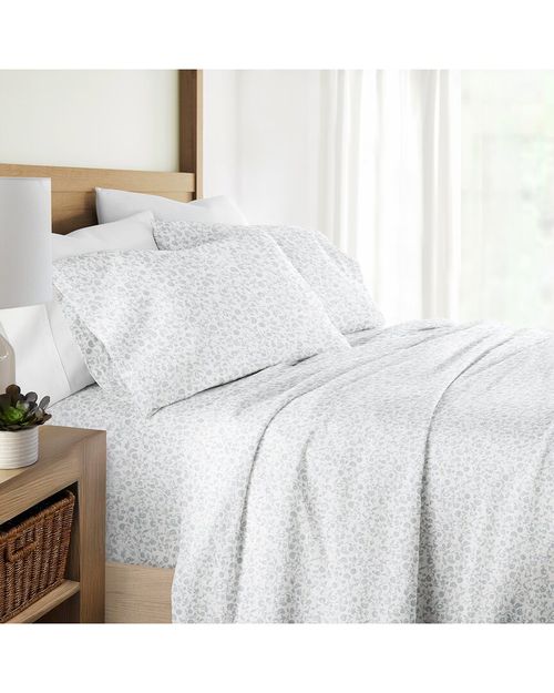 300 Thread Count 4Pc Cotton Pattern Sheet Set