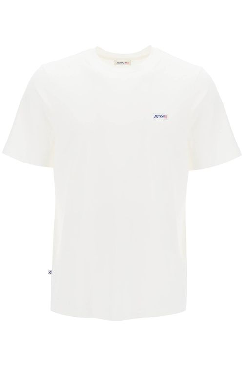 -T Shirt Con Etichetta Logo-Uomo