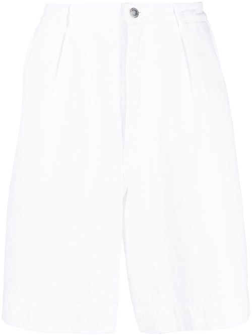 Knee-length shorts - White