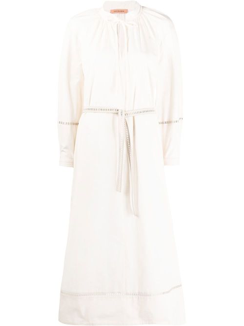Long sleeve day dress - Neutrals