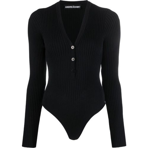 Andreadamo Ribbed Knit Bodysuit