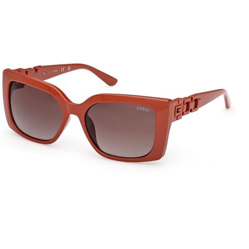 Guess Mujer Guess GU00265-H 44F Gafas de sol Inyectado Naranja Marrón Cuadrada Norma