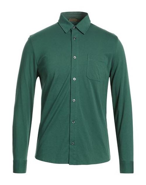 Man Shirt Green Size 36 Pima Cotton