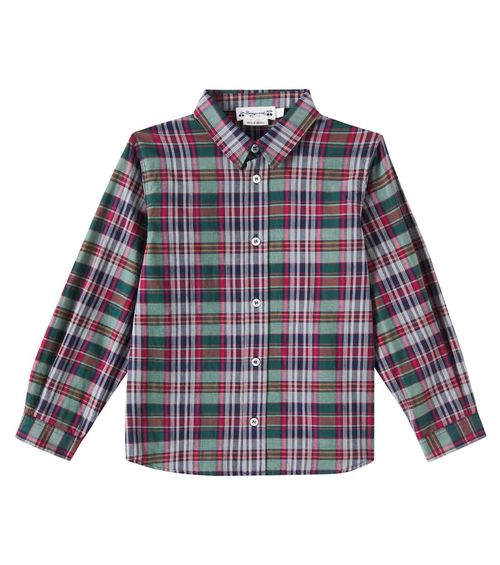 Bonpoint Daho checked cotton shirt