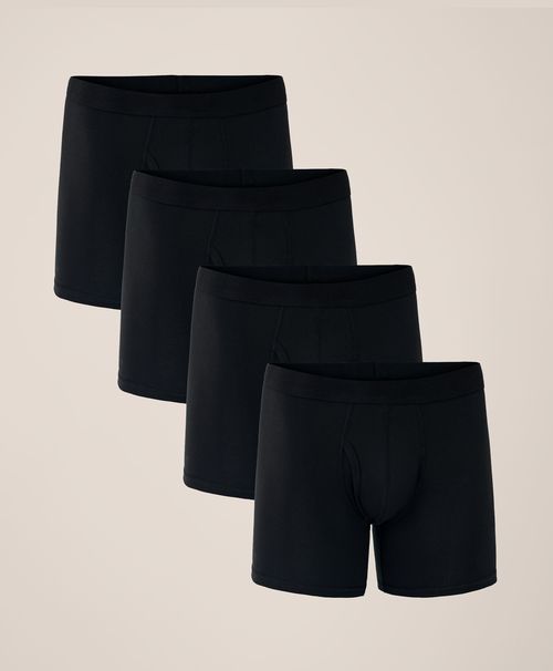 Men's Black Everyday Boxer Brief 4-Pack