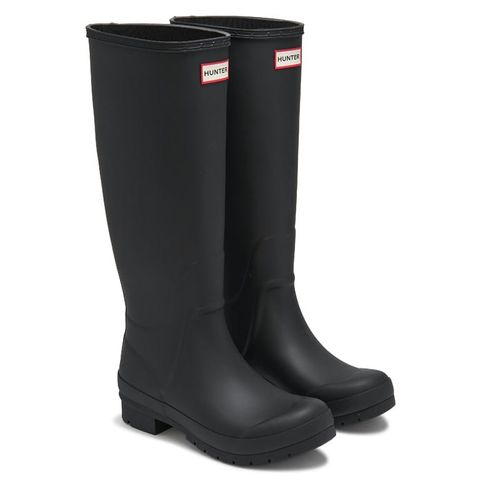 Women's Lily Tall Waterproof Rain Boots (Black)