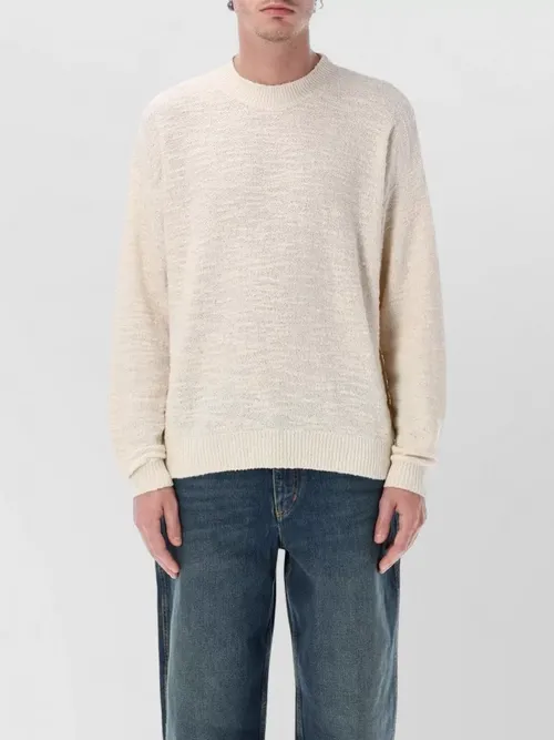 Isabel Marant - achille textured knit round neck sweater