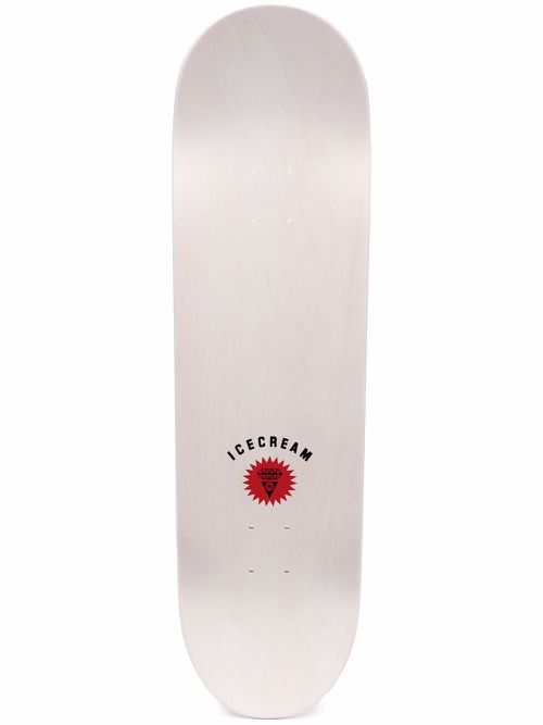 Logo-print skate deck - Neutrals