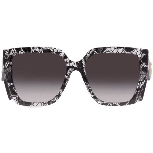 Grey Gradient Butterfly Ladies Sunglasses DG4438 32878G 55