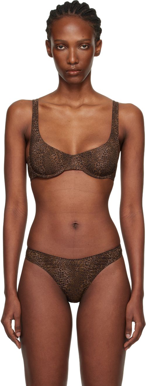 Brown Leopard Shania Thong