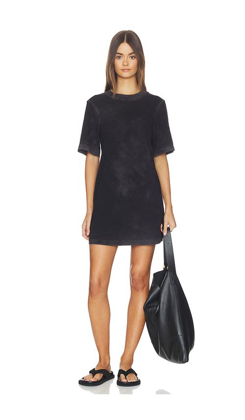 COTTON CITIZEN Tokyo Mini Dress in Vintage Black. M also in L