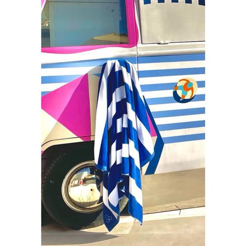 Classic 'Cabana' Striped Extra Large Vibrant Beach Towels