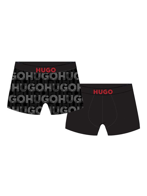Stretch-cotton boxer shorts - Black
