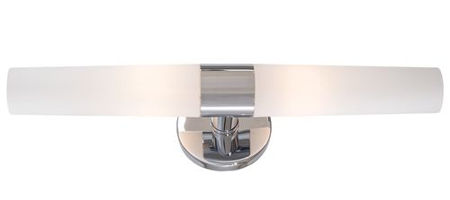 George Kovacs Saber 2-Light Bathroom Vanity Light in Chrome