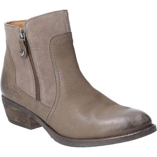 Hush Puppies 'isla' Leather And Suede Ankle Boots In Khaki