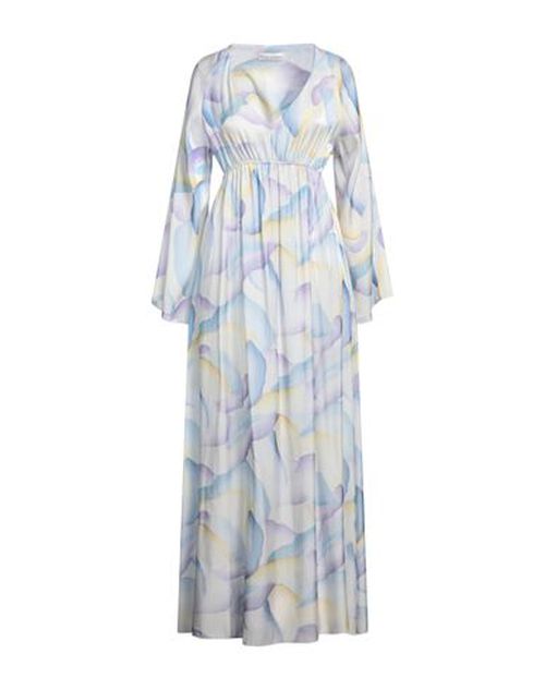 Woman Maxi dress Lilac Size 8 Polyester, Viscose